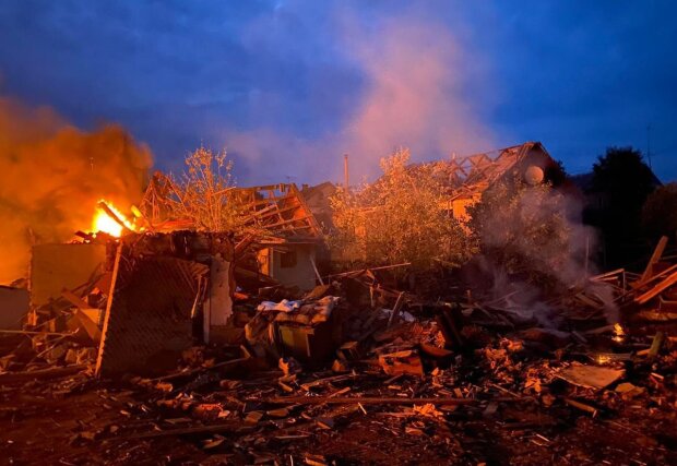 Ночная атака по Украине. Фото: Telegram