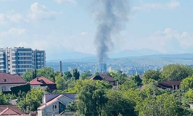 Вибух у Криму. Фото: Telegram