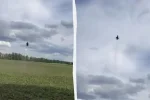 дрон-перехоплювач Генерал Черешня BULLET на тлі неба
