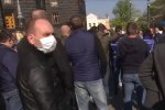 Протест предпринимателей на Грушевского. Фото: скрин youtube