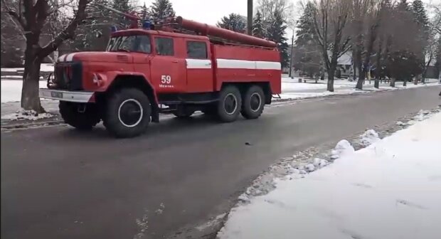 Пожарная машина. Фото: скриншот Youtube