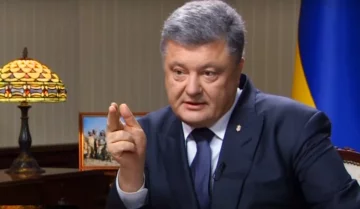 Петр Порошенко. Фото: DW, скрин