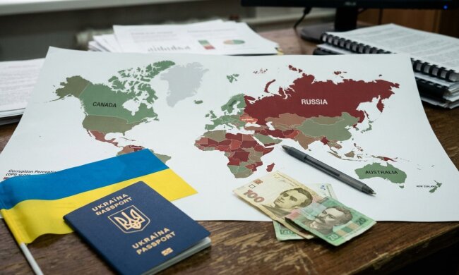 світовий рейтинг корупції мапа прапори