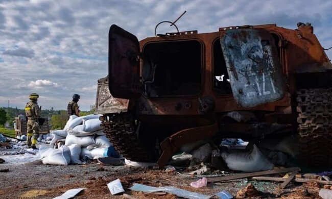 Разбитая техника рф. Фото: Facebook