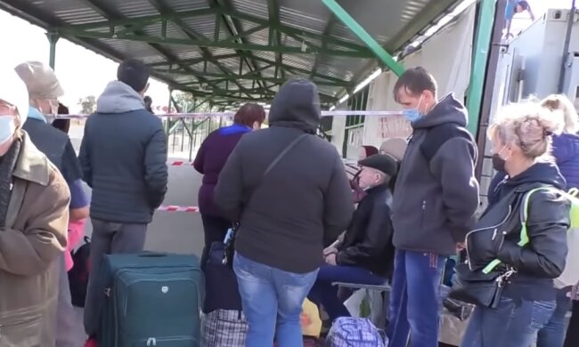 КПВВ на Донбассе. Фото: Youtube