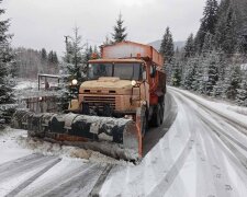 Багато областей засипало снігом, стихія не зупиняється. Фото: ТГ