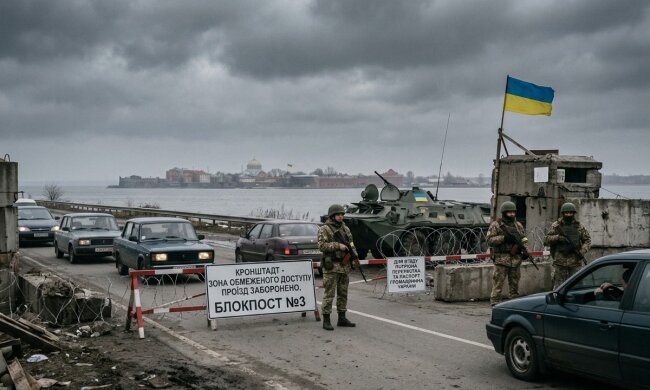 Кронштадт блокпост закрито місто