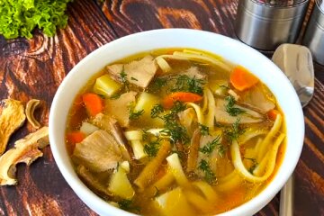 Грибная юшка. Фото: YouTube