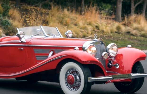 Mercedes-Benz 540K Special Roadster. Фото: скриншот YouTube