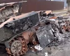 Розбита техніка рф. Фото: скріншот YouTube-відео