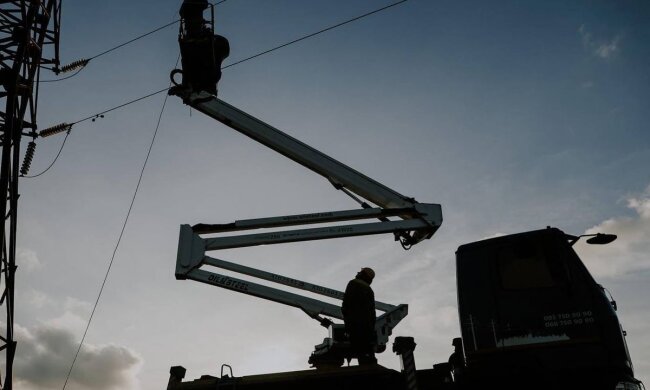Ремонт ЛЕП. Фото: Telegram