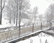 Горные районы Закарпатья засыпало снегом. Фото: Наталья Совьяк, Facebook