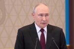 російський диктатор путін під час заяви про війну в Україні