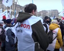 Митинги в Украине. Фото: YouTube, скрин