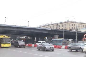 Шулявский мост. Фото: скрин 24 канал