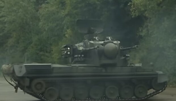 Зенитная самоходная установка "Gepard". Фото: скриншот YouTube-видео
