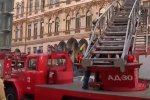 В Харькове горело общежитие, фото: скриншот с YouTube