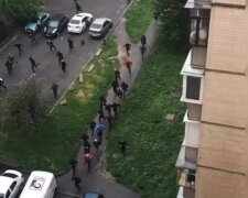 Беспорядки в Броварах. Фото: скрин instagram