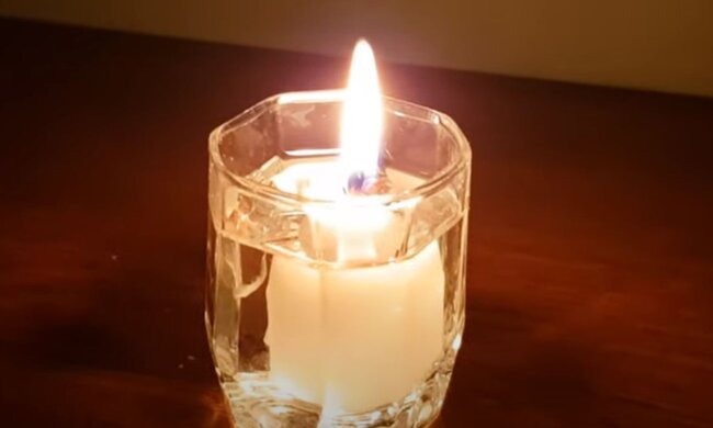 Свеча. Фото: скриншот YouTube-видео