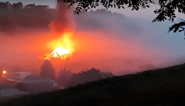 Взрыв в Белгороде. Фото: YouTube, скрин