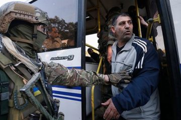 Обмен с ЛДНР. Фото: Inpress.ua