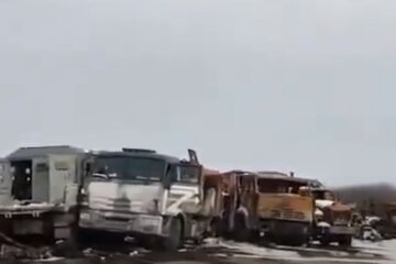 Разбитая техника рф. Фото: скриншот YouTube-видео