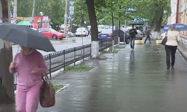 Дождь. Фото: скриншот YouTube-видео