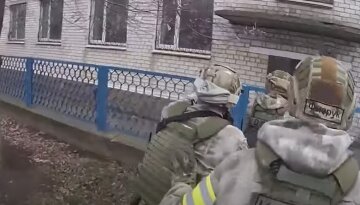 "Похищение" полковникa оказалось учениями. Фото: скирншот Youtube