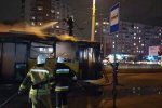 Пожар во львовском троллейбусе №22
