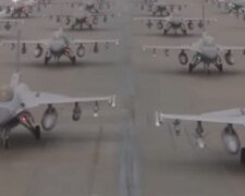 Винищувачі F16. Фото: YouTube, скрін