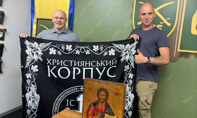 Християнський корпус та фонд "Надія" передали допомогу 225-й ОШП Олега Ширяєва