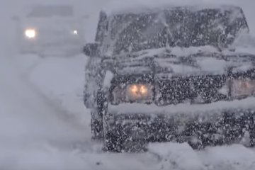 Снегопад, фото: скриншот с YouTube