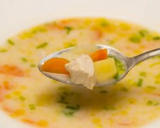 Сырный суп. Фото: YouTube