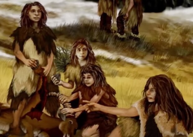 Неандертальцы. Фото: скриншот YouTube
