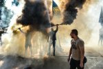 Крики, дым и взрывы в центре Киева. Все перекрыто, Нацкорпус "слетел с катушек"
