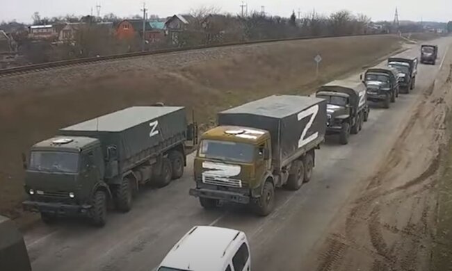 Російські окупанти. Фото: скріншот YouTube-відео