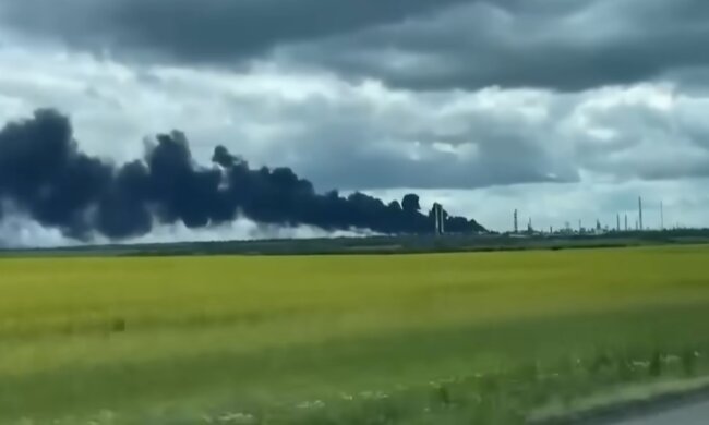 Ракетний удар. Фото: скріншот YouTube-відео