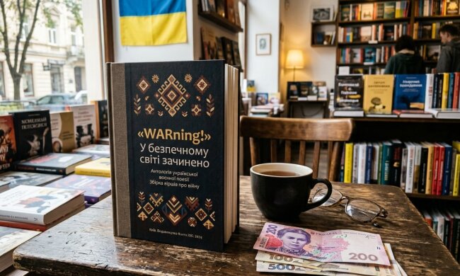 WARning антологія воєнна поезія книга