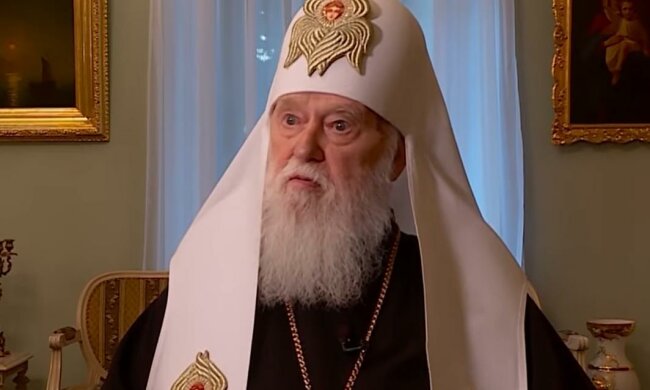 Патриарх Филарет. Фото: скрин Youtube