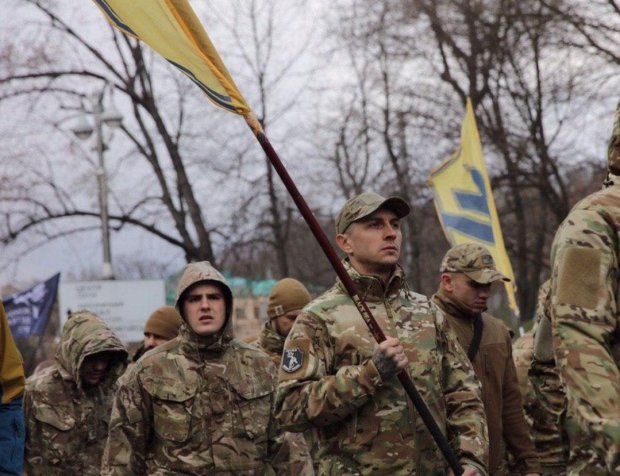 Марш патриотов. Киев. Фото: скриншот Telegram