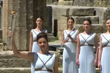 На церемонию зажжения олимпийского огня не пустят зрителей. Фото: скриншот YouTube