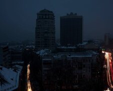 Київ без світла. Фото: Telegram