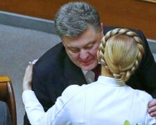 Тимошенко и Порошенко. Фото: Рубрика