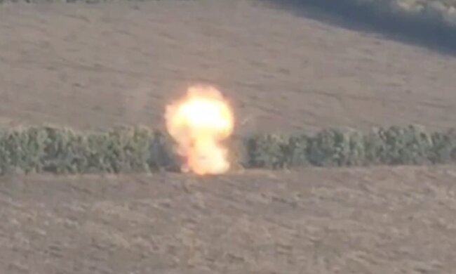 Взрыв. Фото: скриншот Telegram-видео