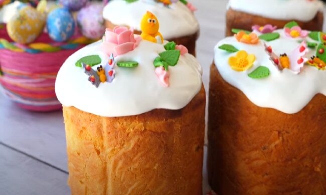 Великодні паски. Фото: скріншот YouTube-відео