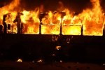 В Одесской области сгорел автобус Нацгвардии. Фото иллюстративное