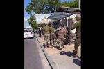 Силова мобілізація: одеські ТЦКашники задули маршрутку газом та перевантажили "ухилянтів" кулаками в бусик - відео