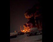 Огненная ночь на россии: дроны мощно вжарили по нефтебазе, начался масштабный пожар - эпичные кадры