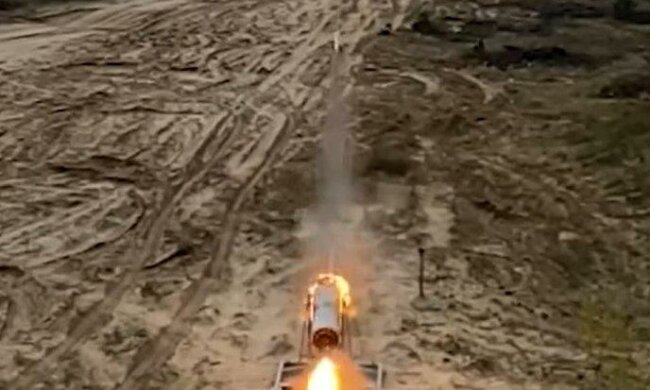 Испытания ракеты РС-80. Фото: скриншот Youtube-видео