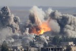 Бомбардировка в Сирии